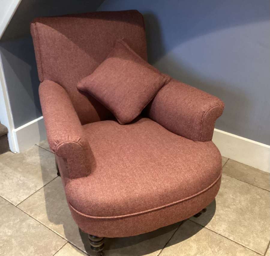 Late 19th early 20th century library chair